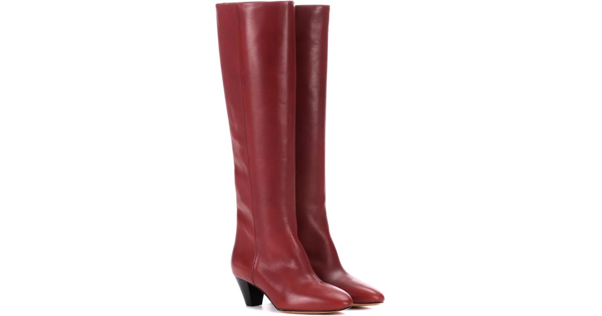 isabel marant red boots