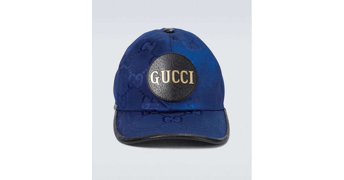 Gucci Off The Grid Baseball Hat in Blue for Men | Lyst