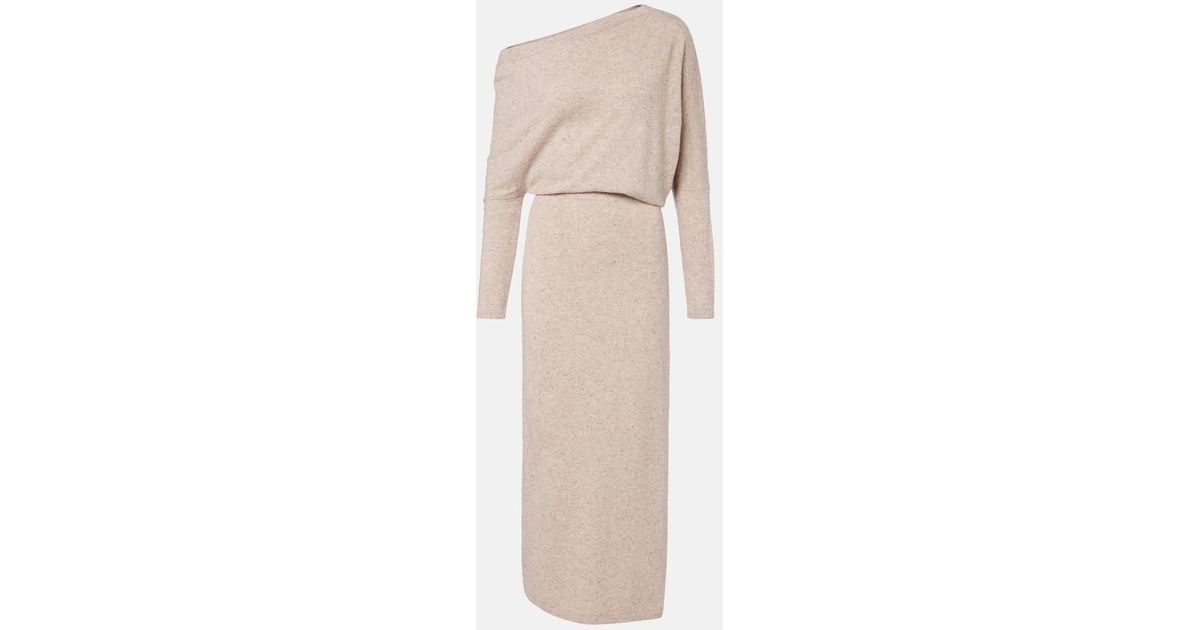 altuzarra-kasos-draped-cashmere-maxi-dress-in-natural-lyst-uk
