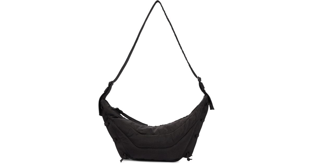Lemaire Synthetic Soft Game Small Shoulder Bag in Dark Chocolate (Black ...