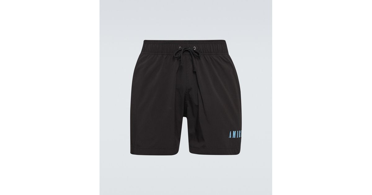 Amiri Swim Trunks in Black for Men Lyst