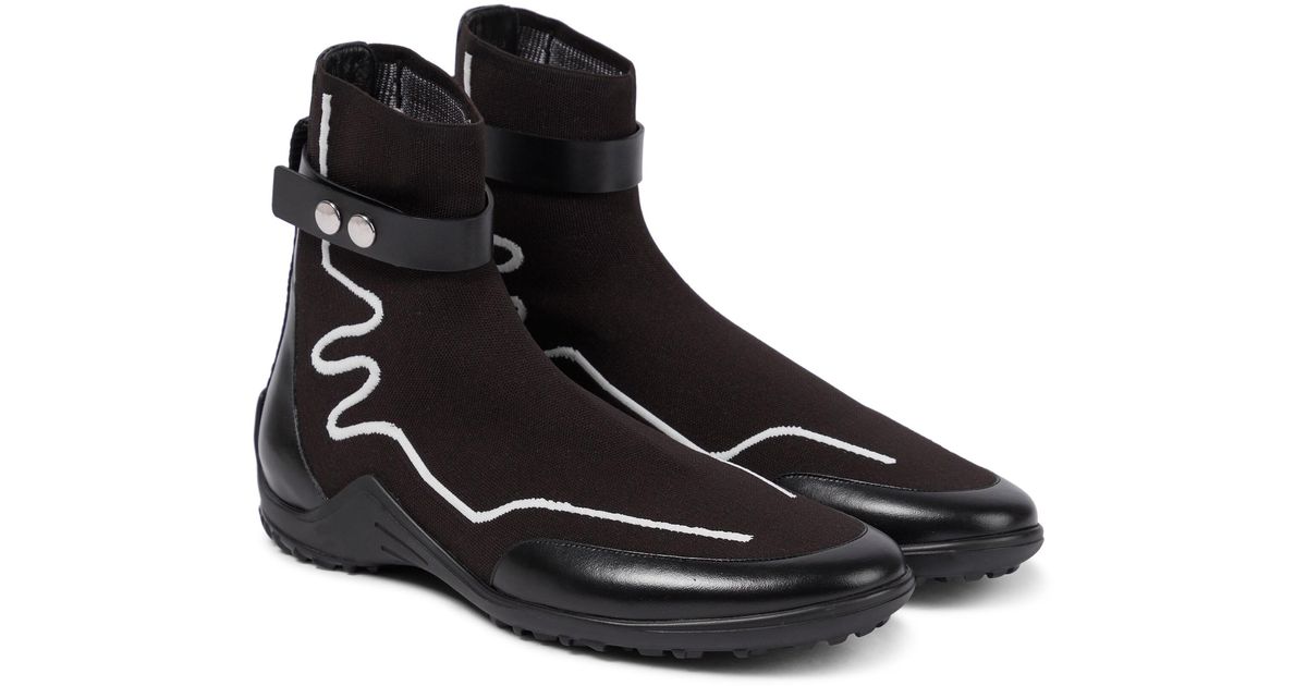 Proenza Schouler Grip Sock Boots in Black | Lyst
