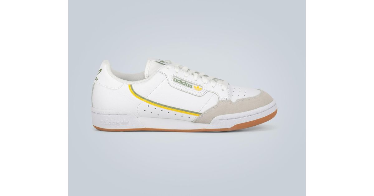 adidas Sneakers Continental 80 aus Leder in Weiß für Herren | Lyst DE