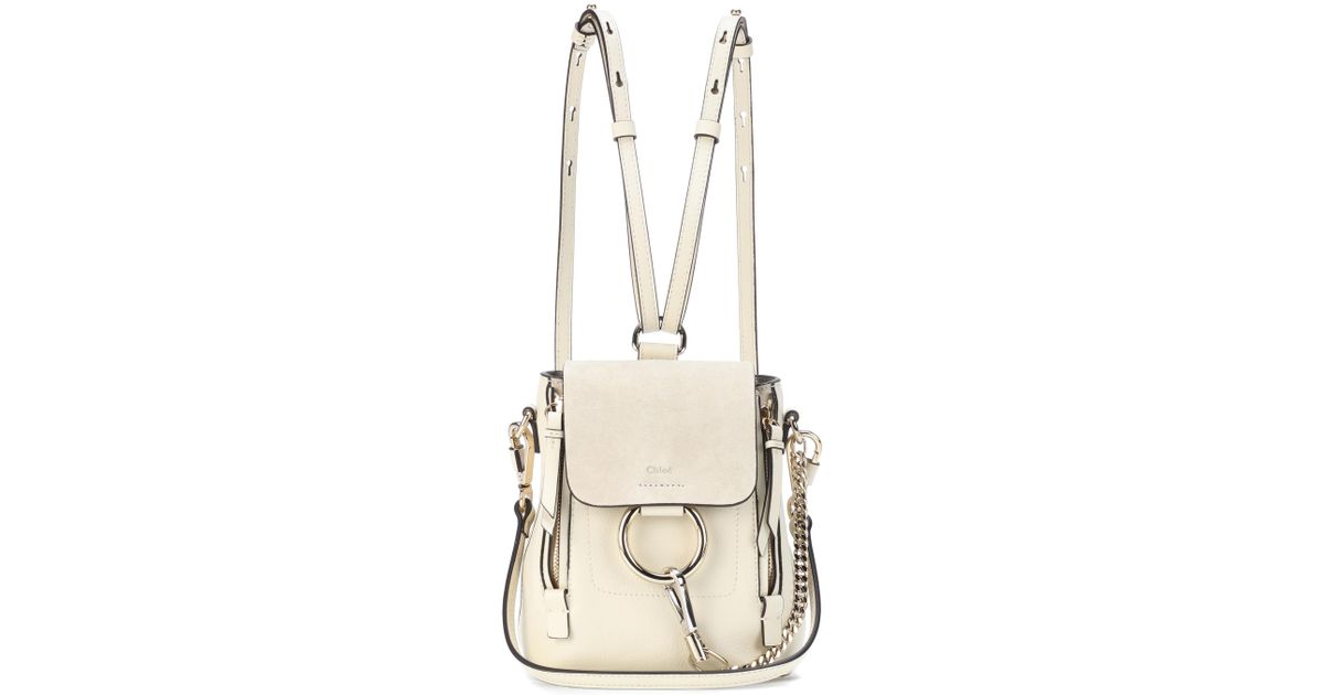 chloe suede backpack