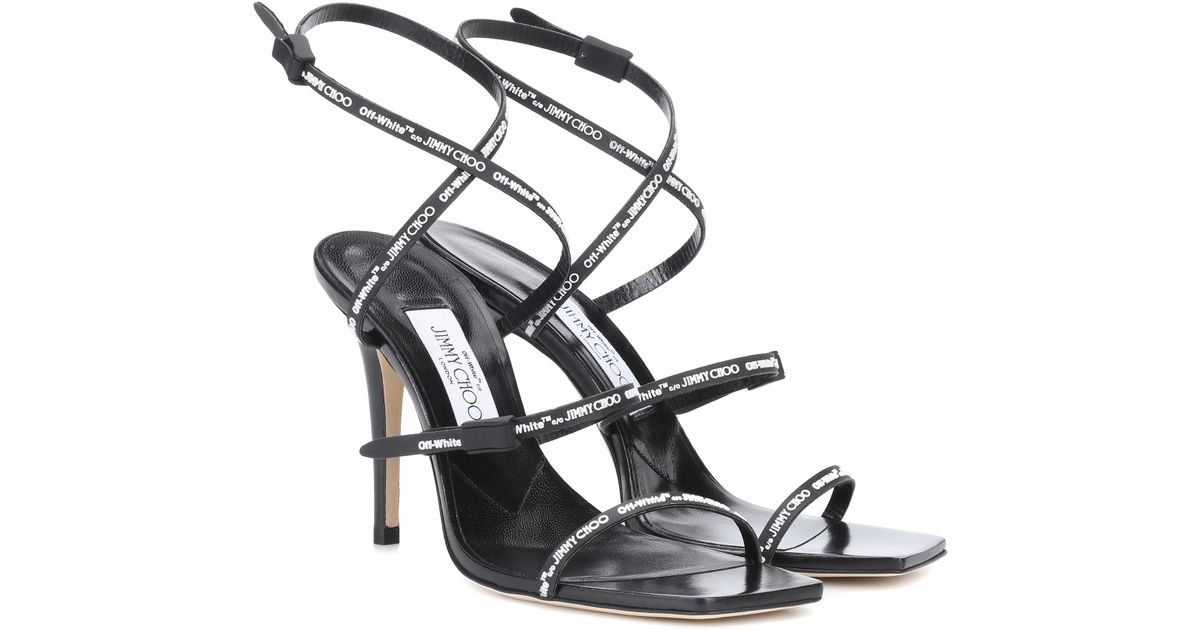 jimmy choo off white sandals