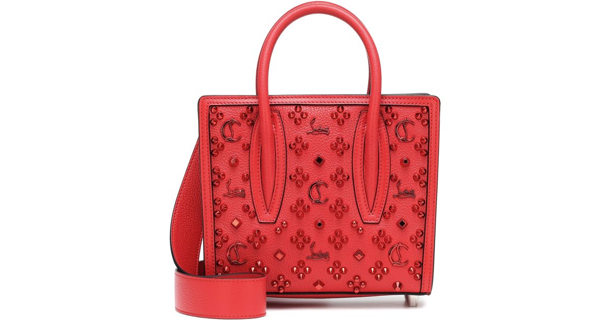 Paloma leather handbag Christian Louboutin Red in Leather - 28511130