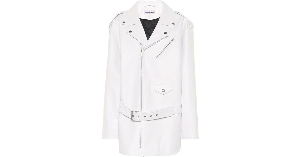balenciaga jacket mens white