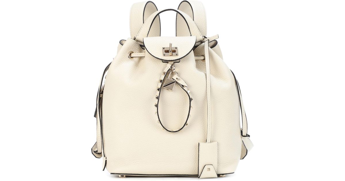 valentino backpack white