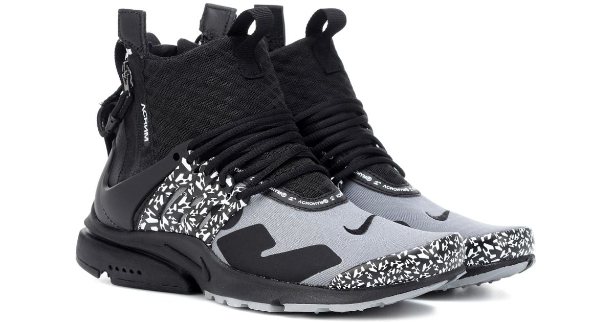 Zapatillas Air Presto Mid Acronym Nike de color Black Zapatillas Air Presto Mid Acronym Nike de color Black