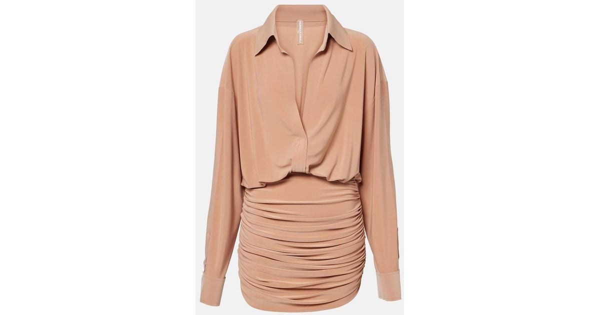 Boyfriend NK Shirt Shirred Skirt Dress