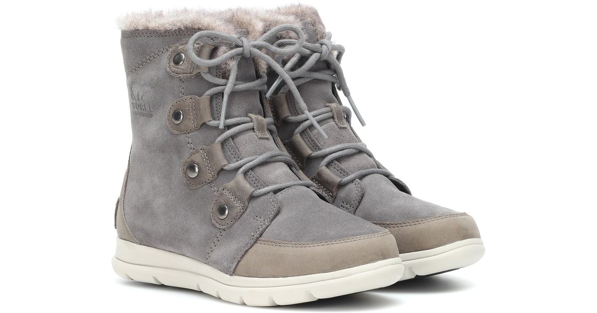 suede booties in spring