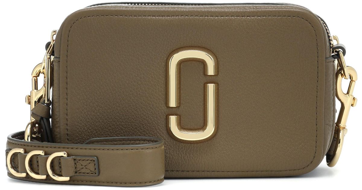 Marc Jacobs Softshot 21 Leather Crossbody Bag in Green Lyst