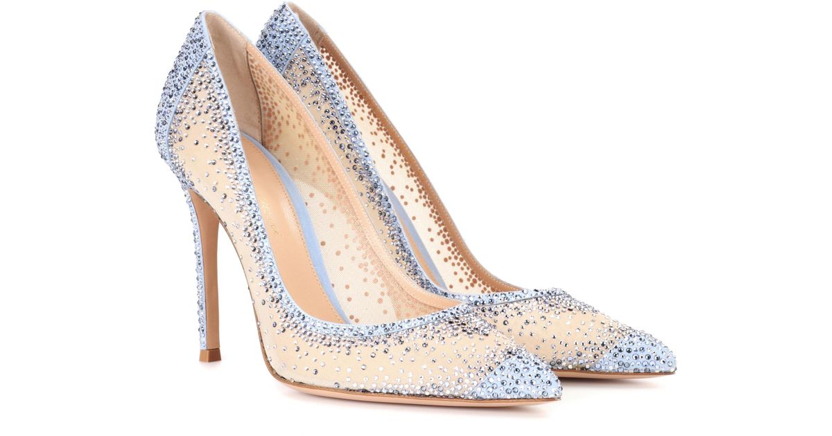 gianvito rossi crystal heels