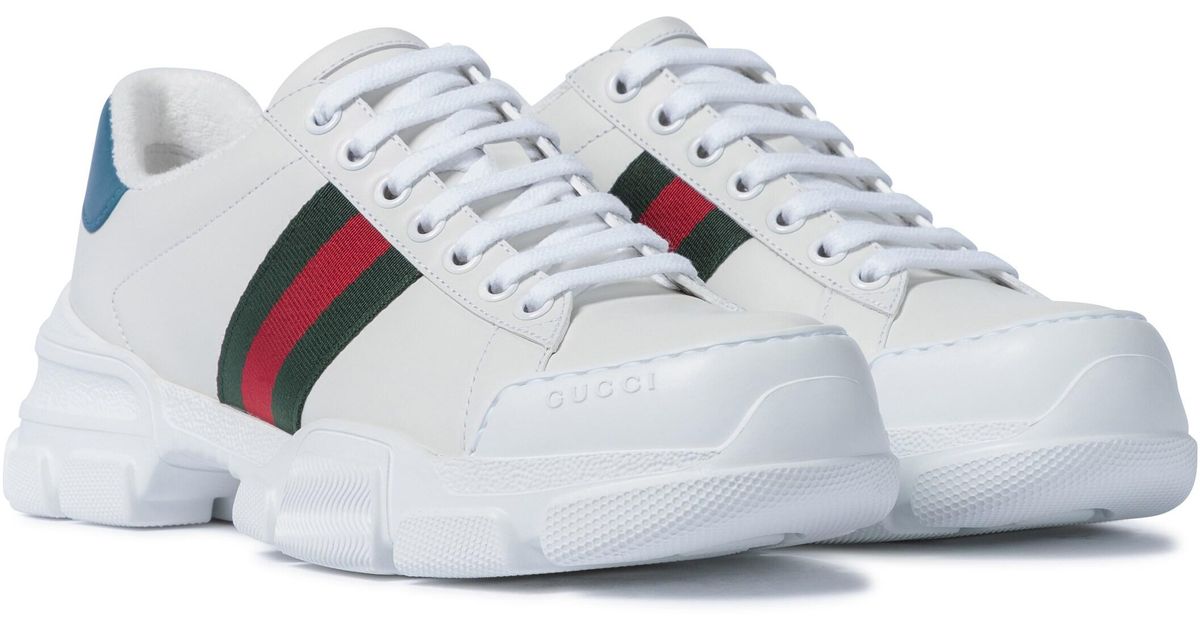 Gucci Sneakers Nathane aus Leder in Weiß | Lyst CH