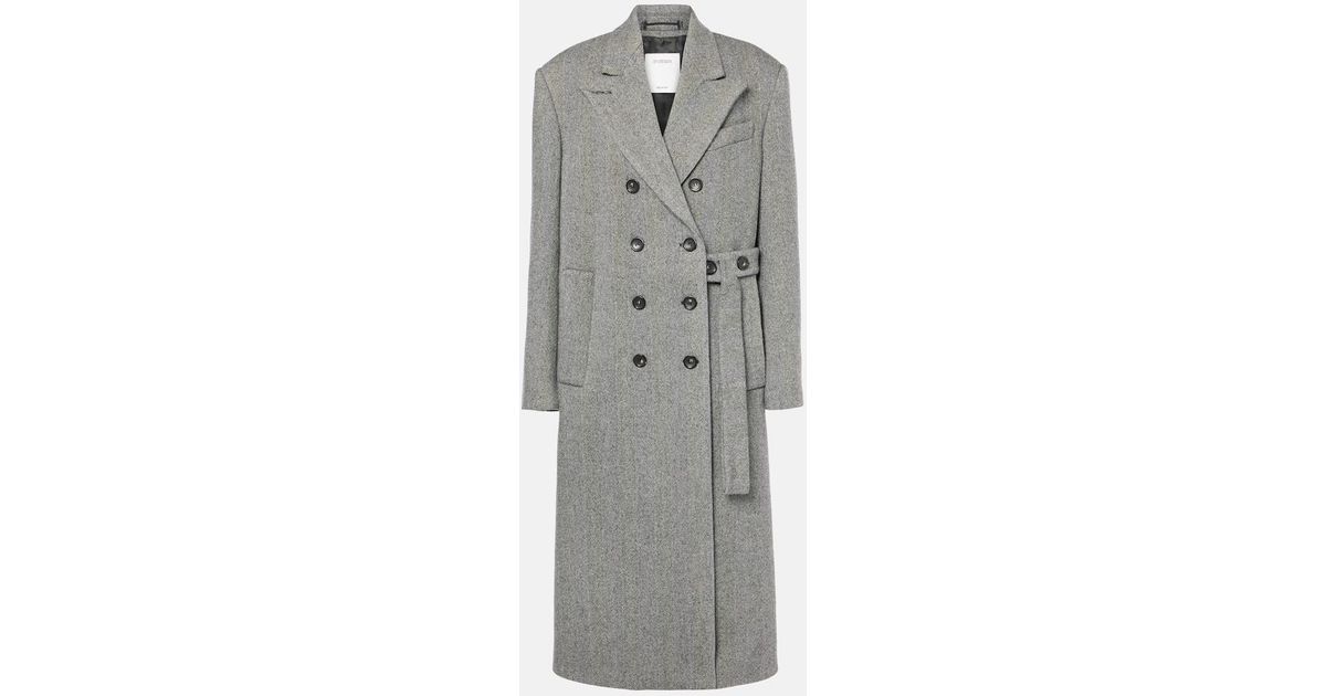 コート SPORTMAX EMBROIDERED WOOL BLEND BILLY COAT Billy wool-blend coat in black - Sportmax | Mytheresa