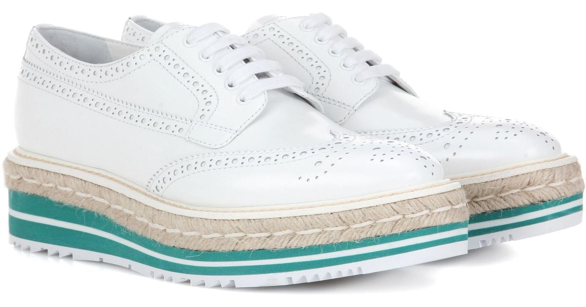 prada wingtip brogues