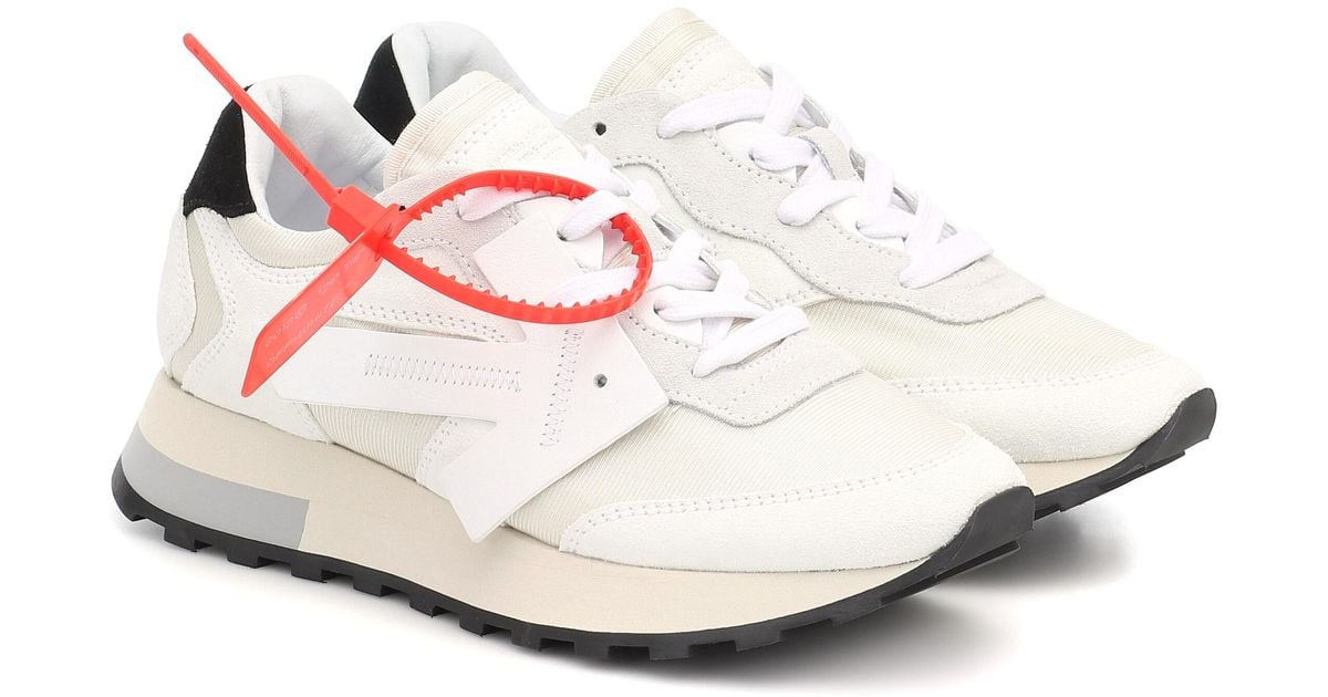 off white runner sneaker