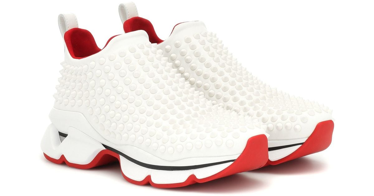 Christian Louboutin, Spike Sock red sneakers