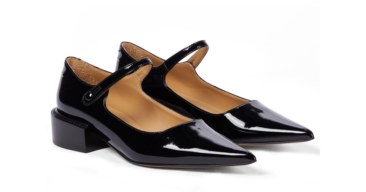 Black Velvet Chunky Platforms Cleated Sole Mary Jane Block High Heels Shoes