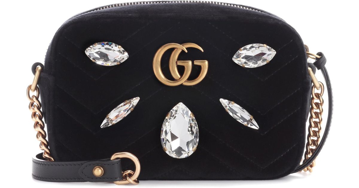 gucci bag with diamonds