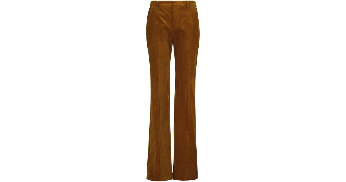 low rise corduroy pants