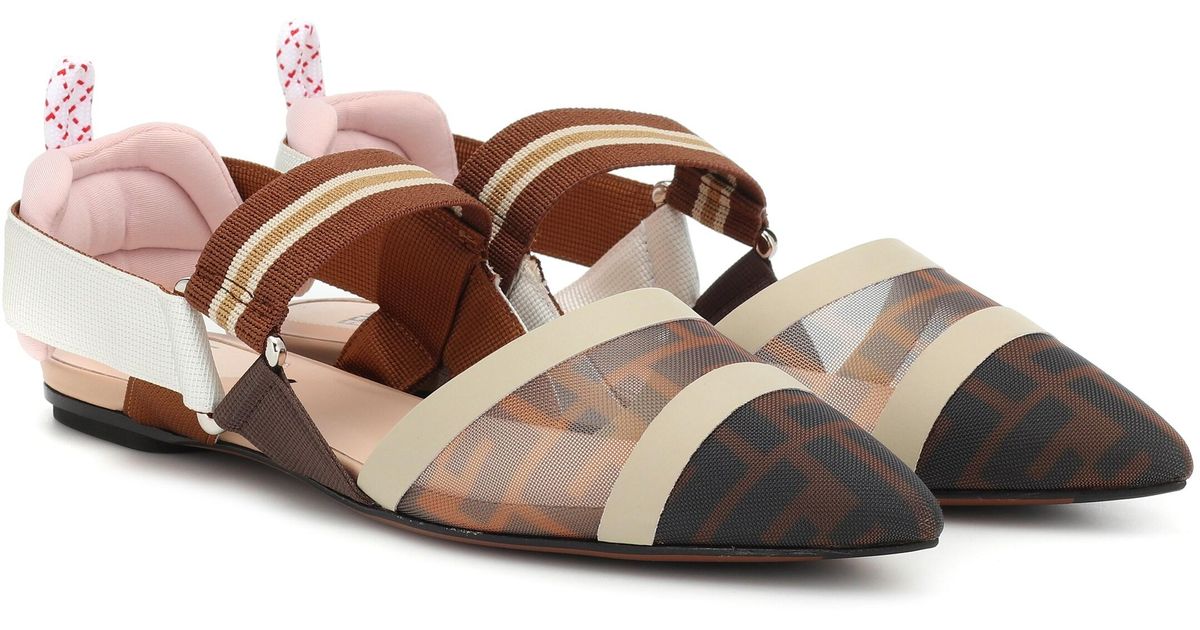 fendi colibrì flats