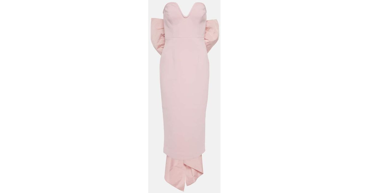 Rebecca Vallance Bridal Annabelle Strapless Midi Dress in