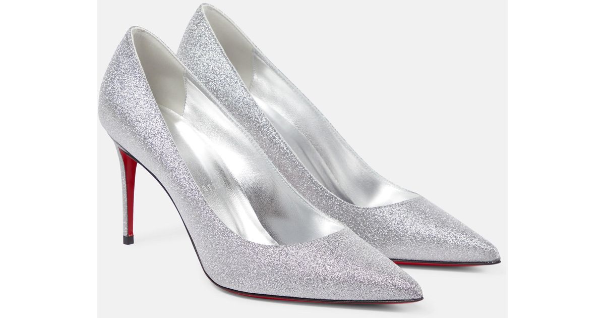 Christian Louboutin Kate 85 Leather Pumps Lyst