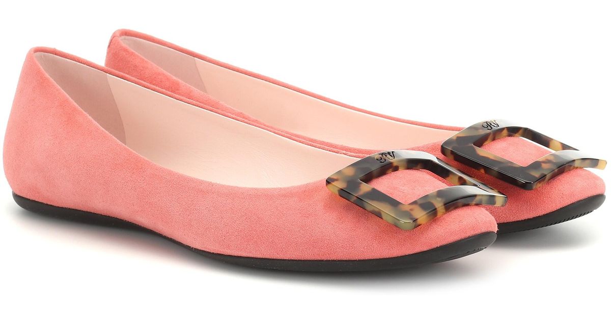 roger vivier leopard flats