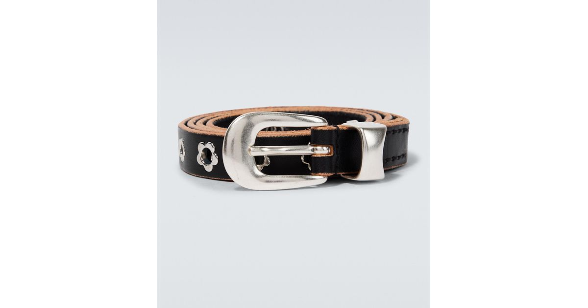 Our Legacy Flowers Leather Belt in Metallic for Men | Lyst Our Legacy Flowers Leather Belt in Metallic for Men | Lyst