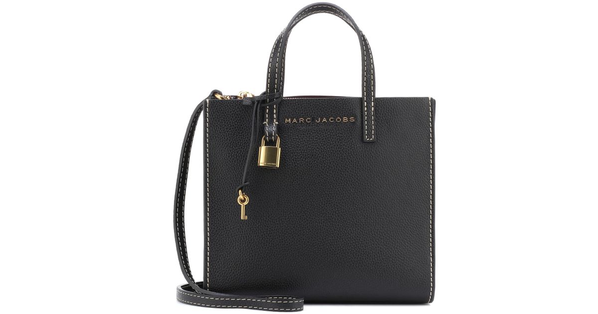 marc jacobs the leather mini tote