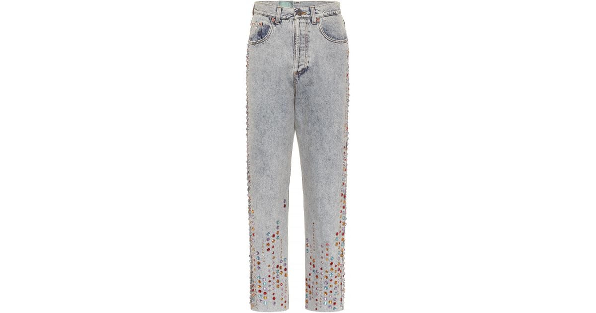 Gucci rhinestone pants cheap