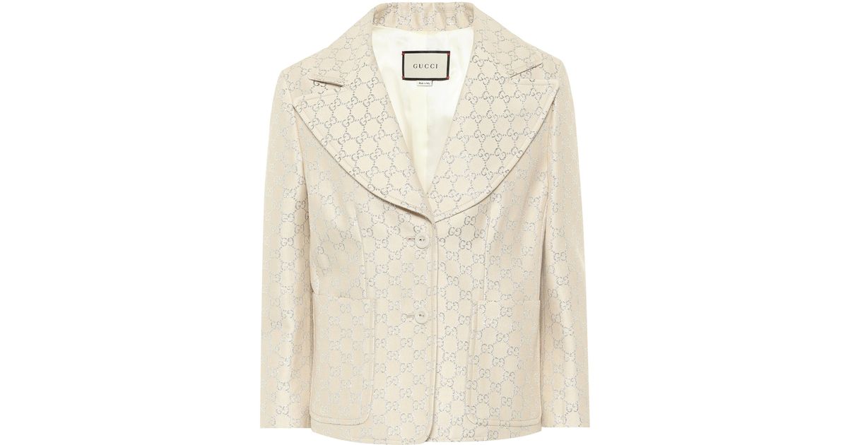 gucci women's gg lamé slide sandal