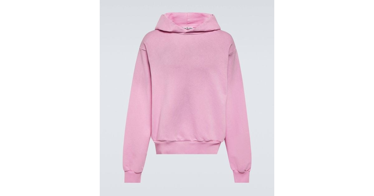 Acne hoodie pink sale