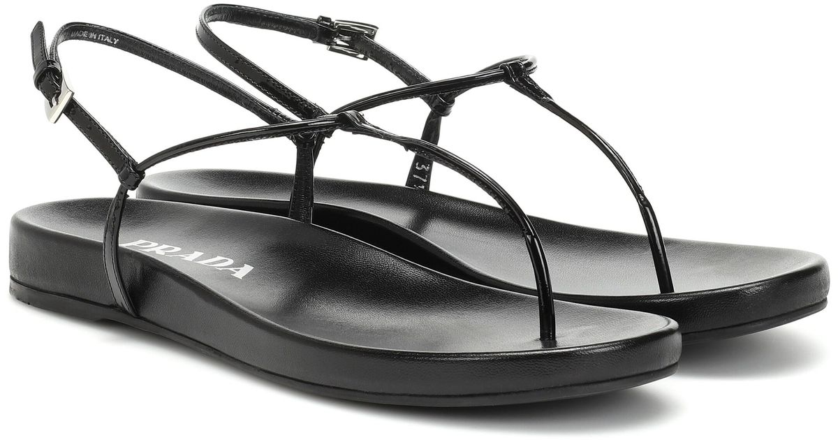 prada woven leather sandals