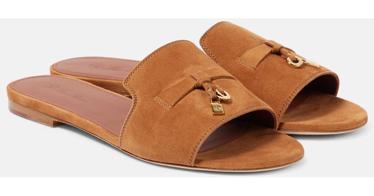 Summer Charms Sandals in Tan Suede