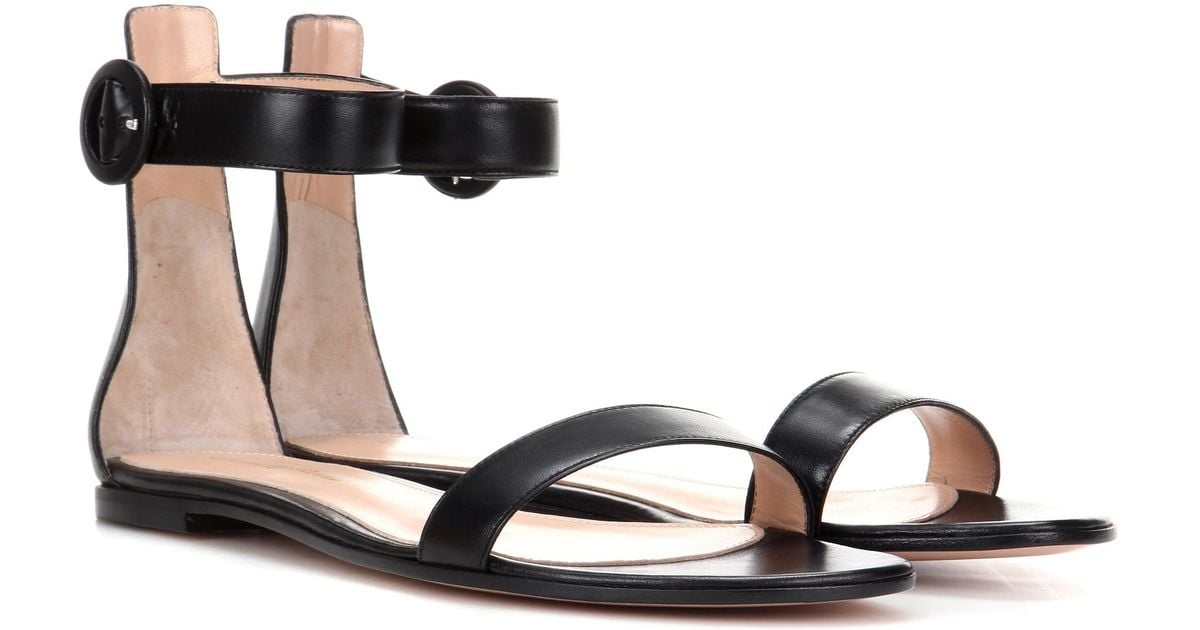 gianvito rossi portofino flat sandals