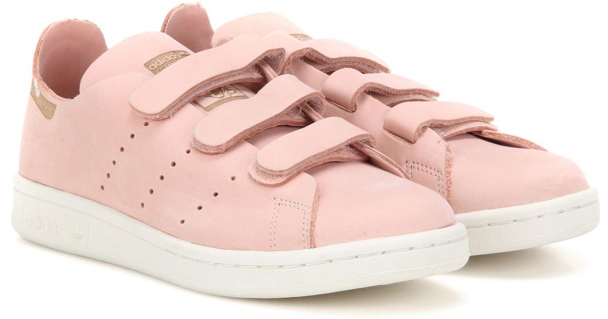 stan smith velcro pink