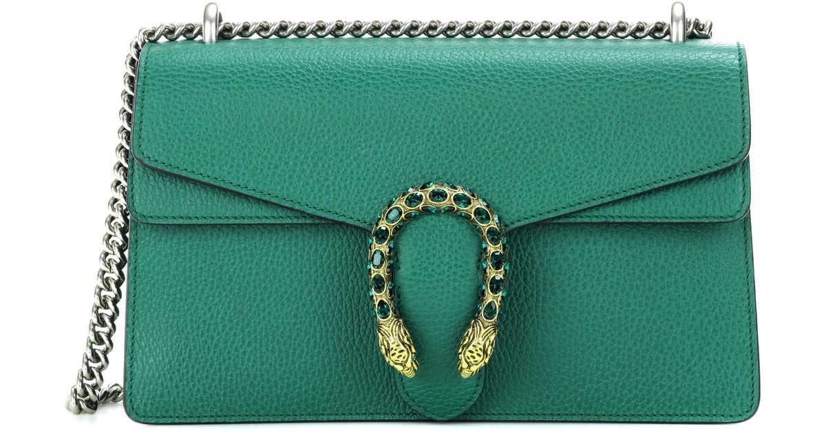 klein regeren Monet Gucci Dionysus Small Leather Shoulder Bag in Green | Lyst