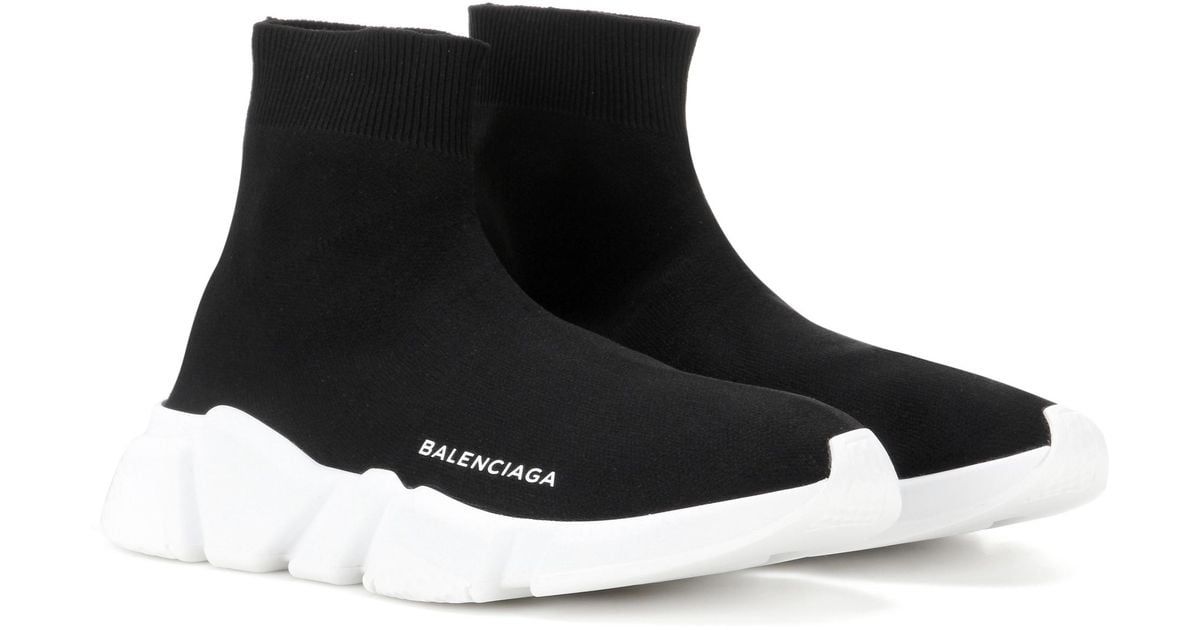 balenciaga black sock shoes