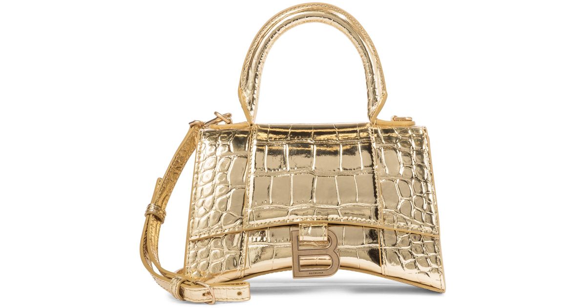 Balenciaga hourglass online gold