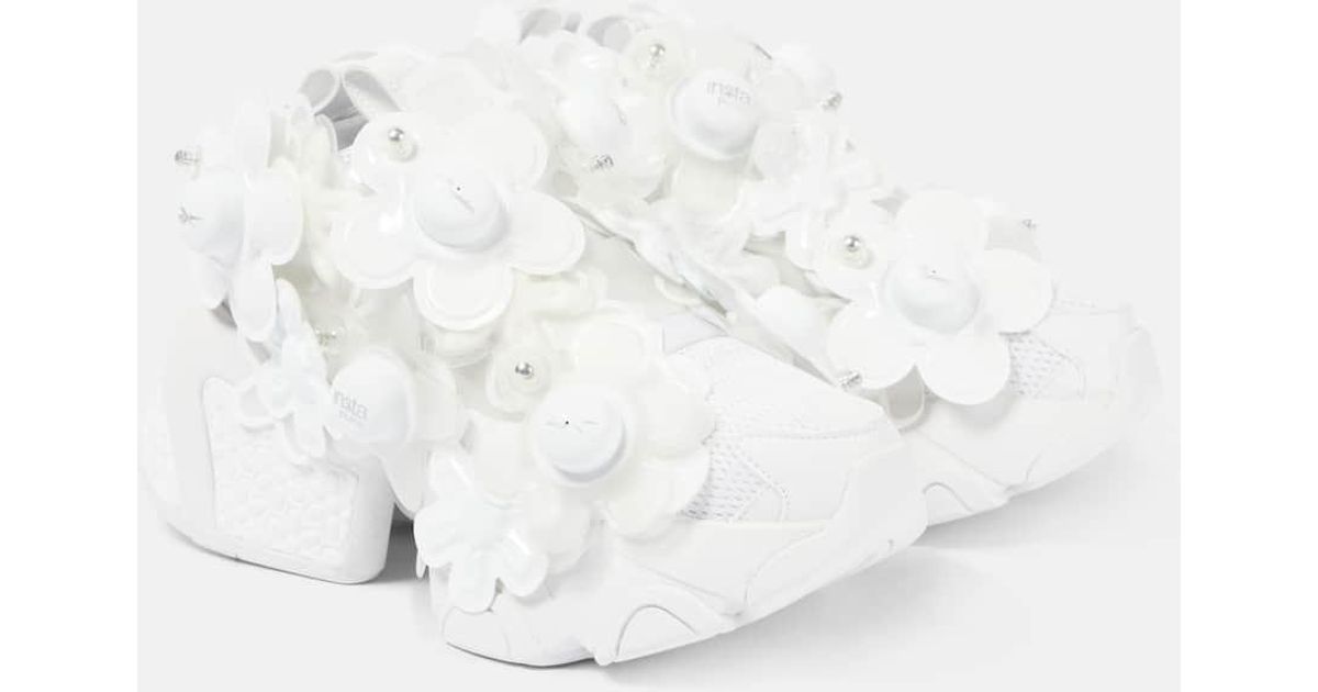 Noir Kei Ninomiya X Reebok Insta Pump Yuki Sneakers in White | Lyst