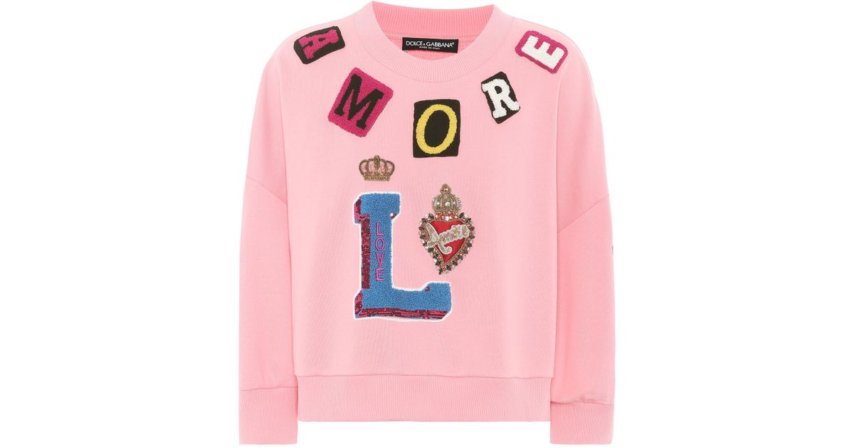 dolce gabbana sweatshirt womens