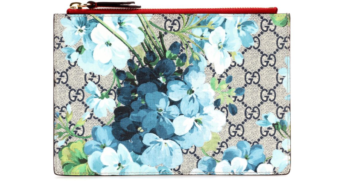 gucci floral clutch