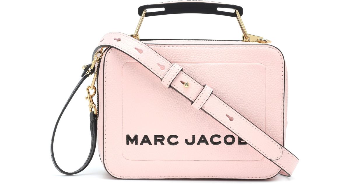 Marc Jacobs Leather The Mini Box Shoulder Bag in Blush (Pink) Lyst