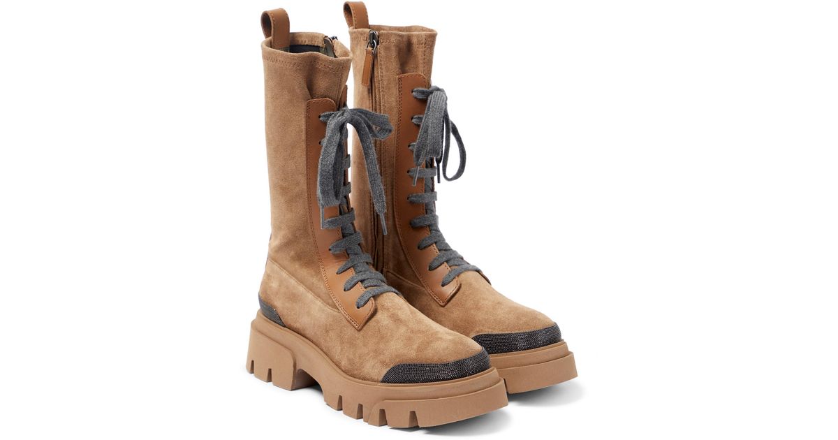 brunello cucinelli hiking boot