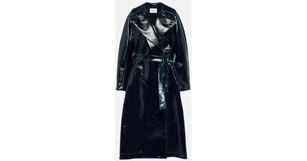 トレンチコート ALAIA WOOL BLEND WRAP TRENCH COAT Alaïa Wool-Blend Trench Coat | Harrods UK