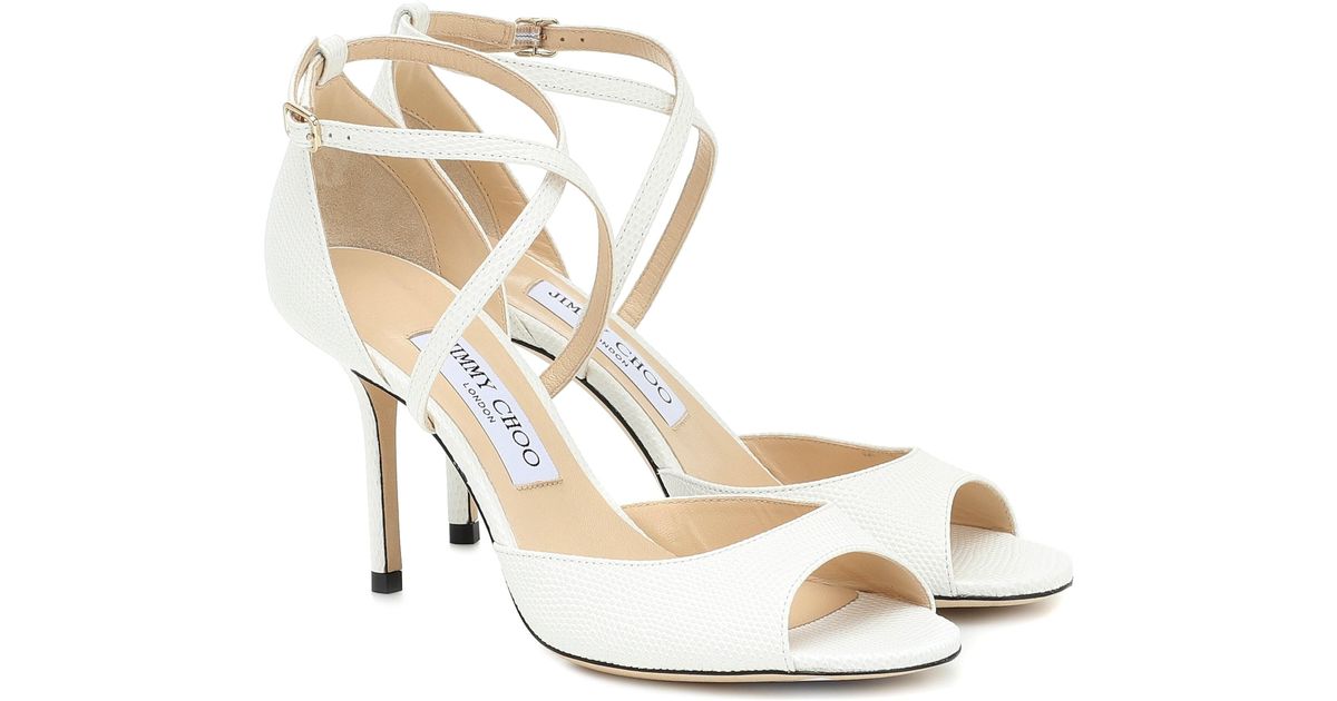 jimmy choo emsy 85 white