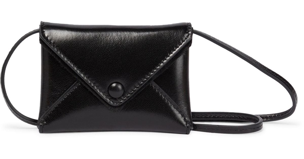 Polène  Numéro Sept Belt Bag - Black Textured Leather