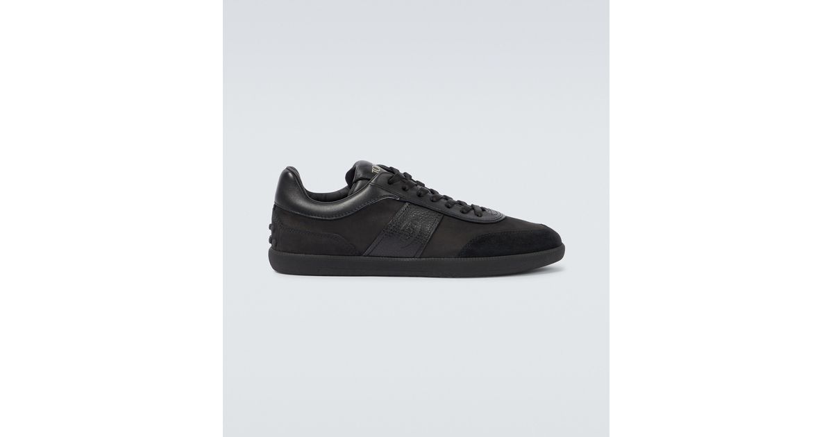 tod's tabs sneakers in leather